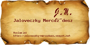 Jaloveczky Mercédesz névjegykártya